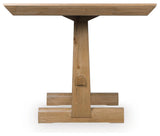 Ridgester Light Brown Counter Height Dining Table by Ashley at Eve Furniture