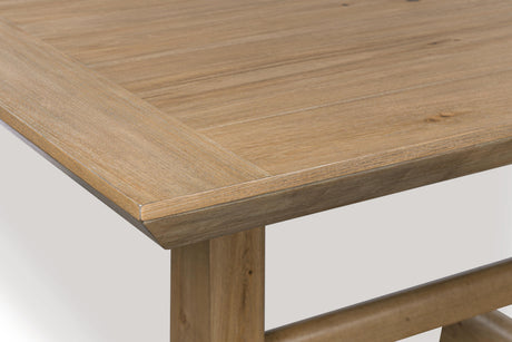 Ridgester Light Brown Counter Height Dining Table by Ashley at Eve Furniture