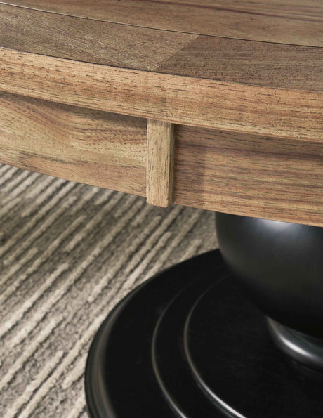 Ridgester Light Brown Dining Table by Ashley at Eve Furniture