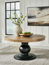 Ridgester Light Brown Dining Table by Ashley at Eve Furniture