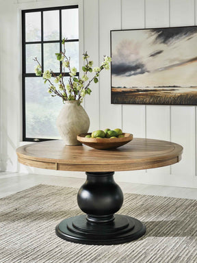 Ridgester Light Brown Dining Table by Ashley at Eve Furniture