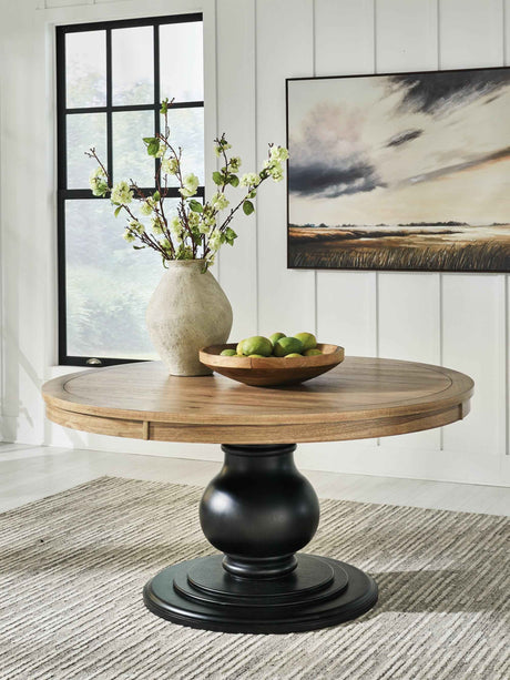 Ridgester Light Brown Dining Table by Ashley at Eve Furniture