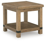 Ridgester Light Brown End Table by Ashley at Eve Furniture