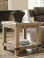 Ridgester Light Brown End Table by Ashley at Eve Furniture