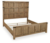 Ridgester Light Brown King Panel Bed by Ashley at Eve Furniture