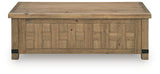 Ridgester Light Brown Lift-Top Coffee Table by Ashley at Eve Furniture