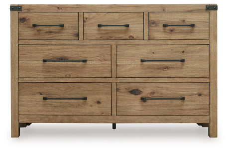 Ridgester Light Brown Panel Bedroom Set by Ashley at Eve Furniture
