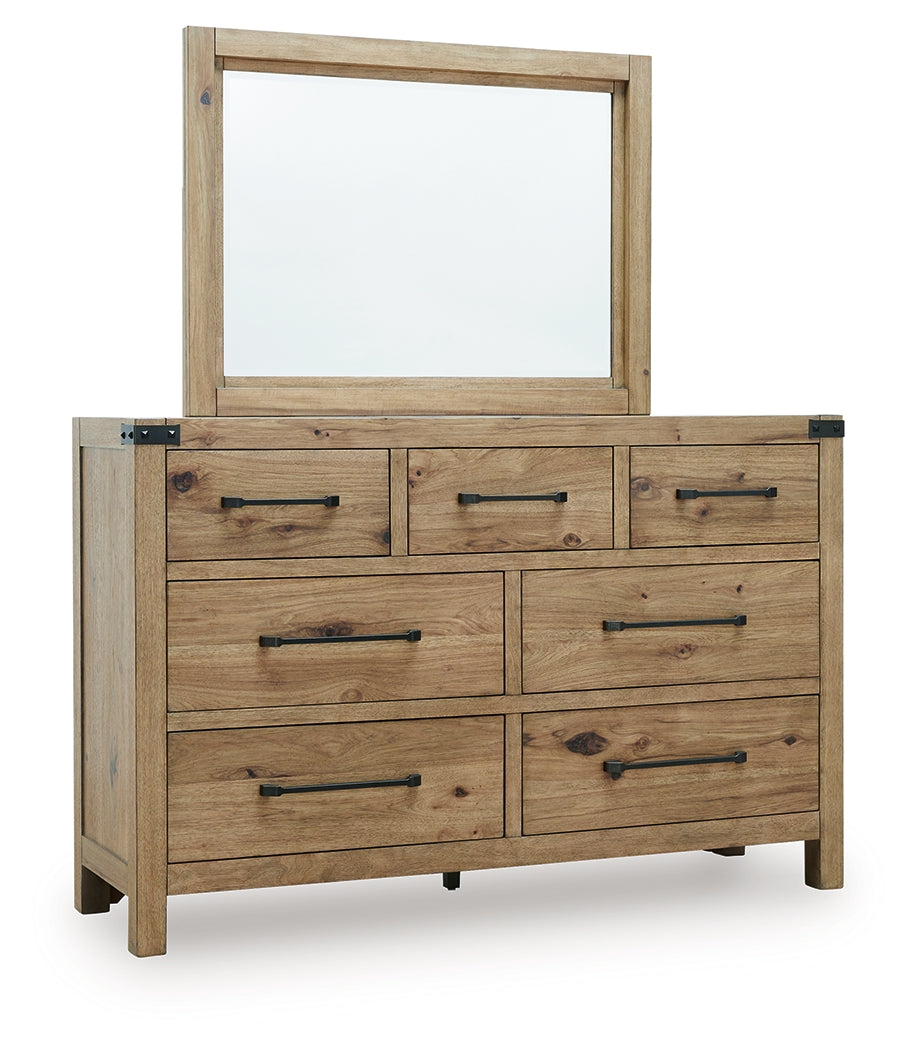 Ridgester Light Brown Panel Bedroom Set by Ashley at Eve Furniture