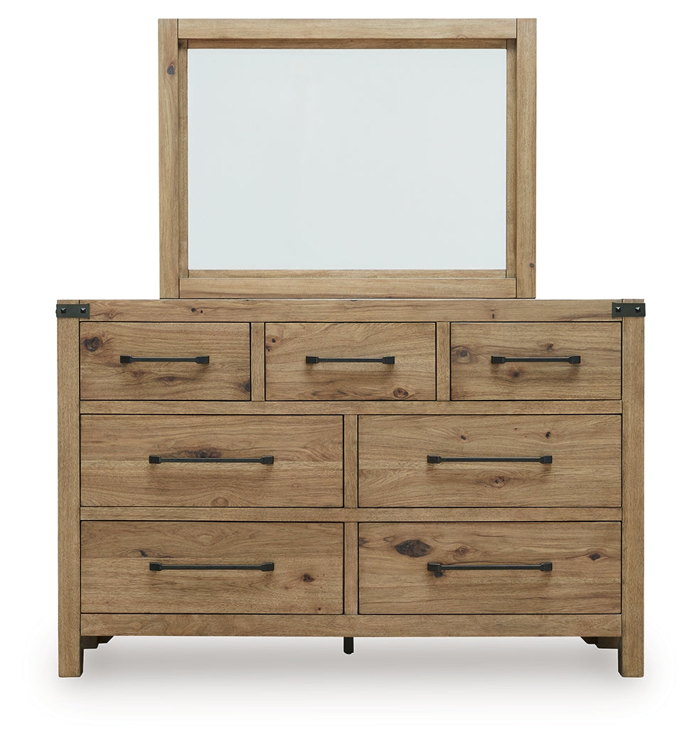 Ridgester Light Brown Panel Bedroom Set by Ashley at Eve Furniture
