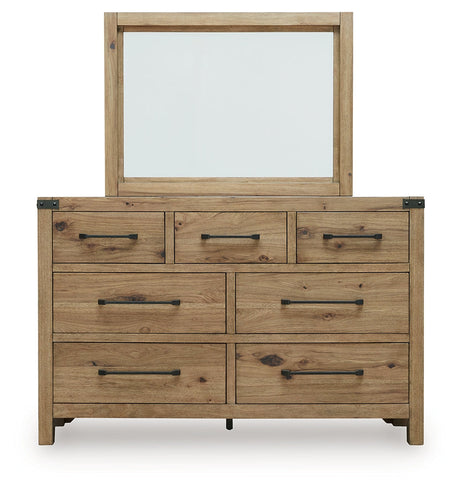 Ridgester Light Brown Panel Bedroom Set by Ashley at Eve Furniture