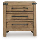 Ridgester Light Brown Panel Bedroom Set by Ashley at Eve Furniture