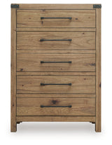 Ridgester Light Brown Panel Bedroom Set by Ashley at Eve Furniture