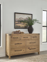 Ridgester Light Brown Panel Bedroom Set by Ashley at Eve Furniture