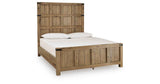 Ridgester Light Brown Queen Panel Bed by Ashley at Eve Furniture
