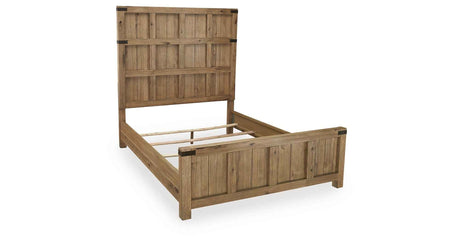 Ridgester Light Brown Queen Panel Bed by Ashley at Eve Furniture