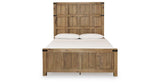 Ridgester Light Brown Queen Panel Bed by Ashley at Eve Furniture
