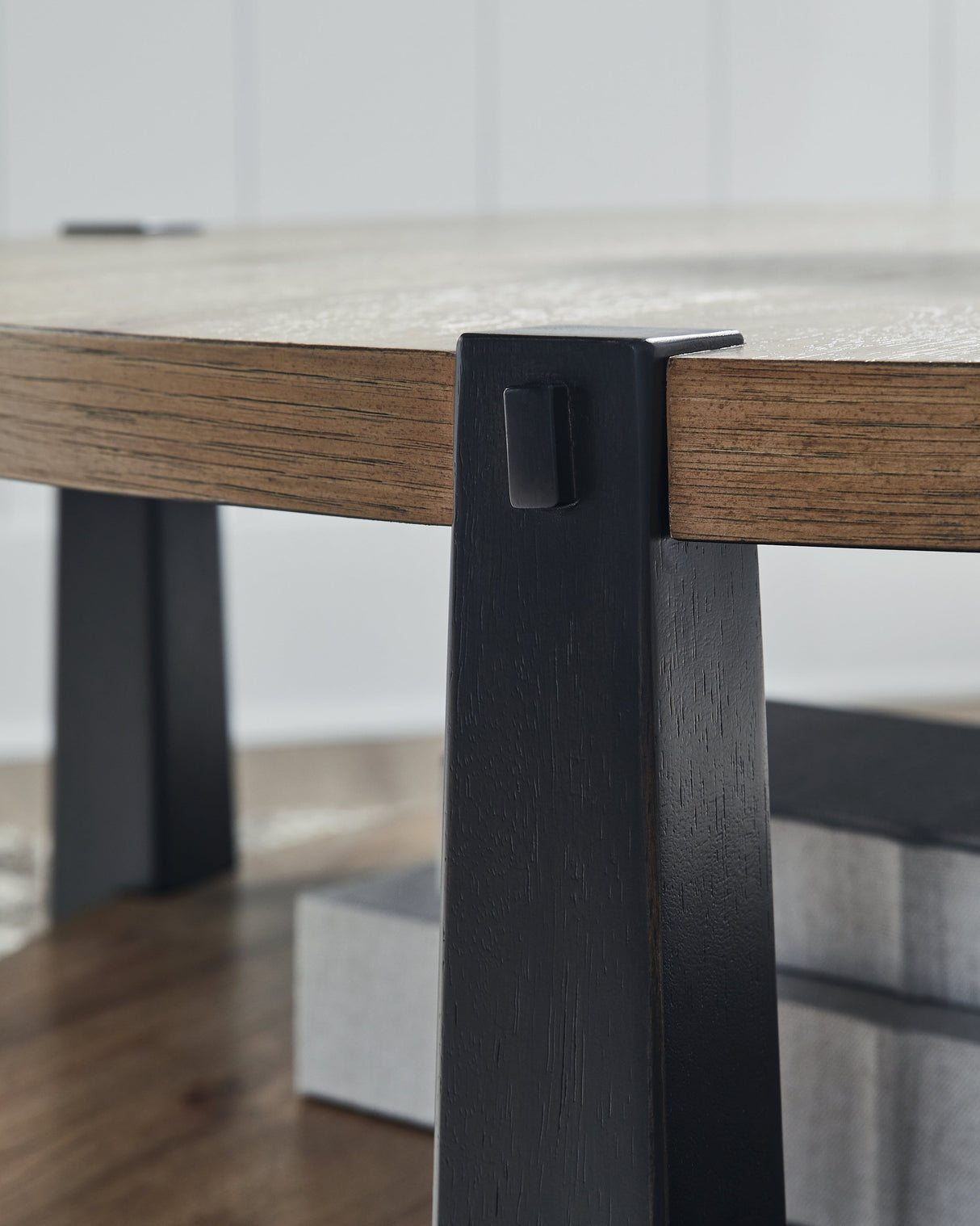 Ridgester Light Brown/Black Coffee Table by ASHLEY FURNITURE at Eve Furniture