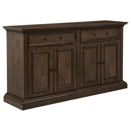 Ridgewell Dark Oak 2-drawer 4-door Dining Server by Coaster at Eve Furniture