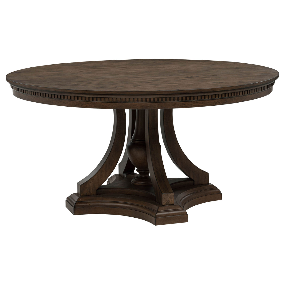 Ridgewell Dark Oak 5-piece Round Pedestal Dining Set by Coaster at Eve Furniture