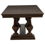 Ridgewell Dark Oak Rectangular Trestle Dining Table by Coaster at Eve Furniture