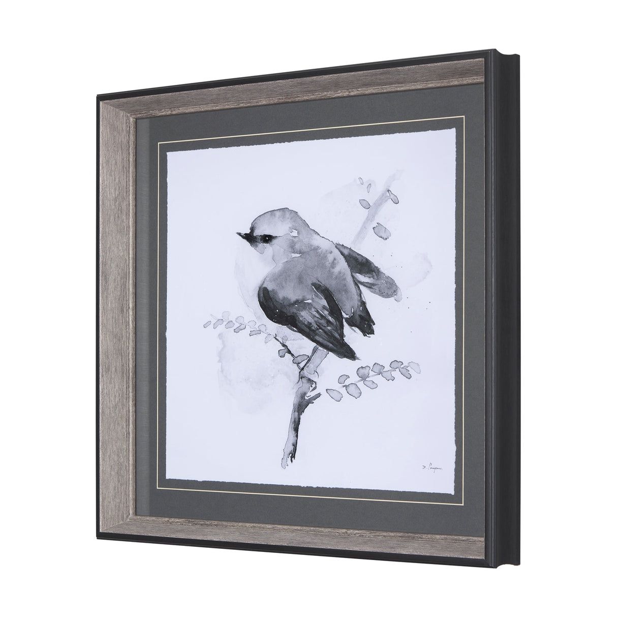 Rifleman BW II by Mercana Studio a Hand Embellished Textured Framed Art Print Matted under Glass by Mercana at Eve Furniture
