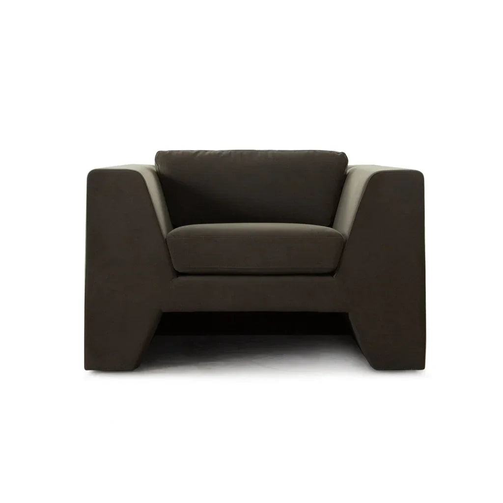 Rift Performance Velvet Arm Chair by Diamond Sofa at Eve Furniture