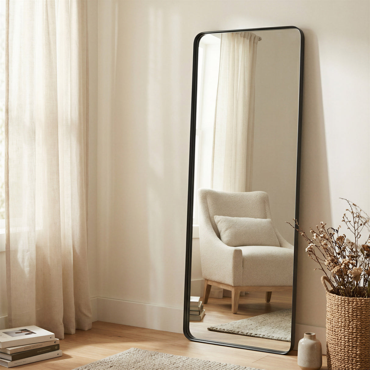 Riga Black Mirror by Zuomod at Eve Furniture