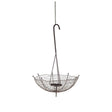 Rihanna II Medium Black Metal Umbrella Candle Holder Lantern by Mercana at Eve Furniture