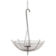 Rihanna III Large Black Metal Umbrella Candle Holder Lantern by Mercana at Eve Furniture