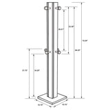 Rikkie Walnut Coat Rack by Coaster at Eve Furniture