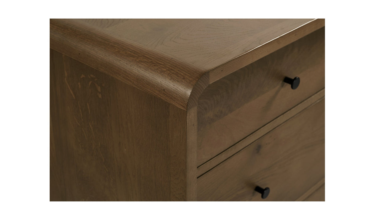 Riley 7 Drawer Dresser Oak by Moe's Home at Eve Furniture