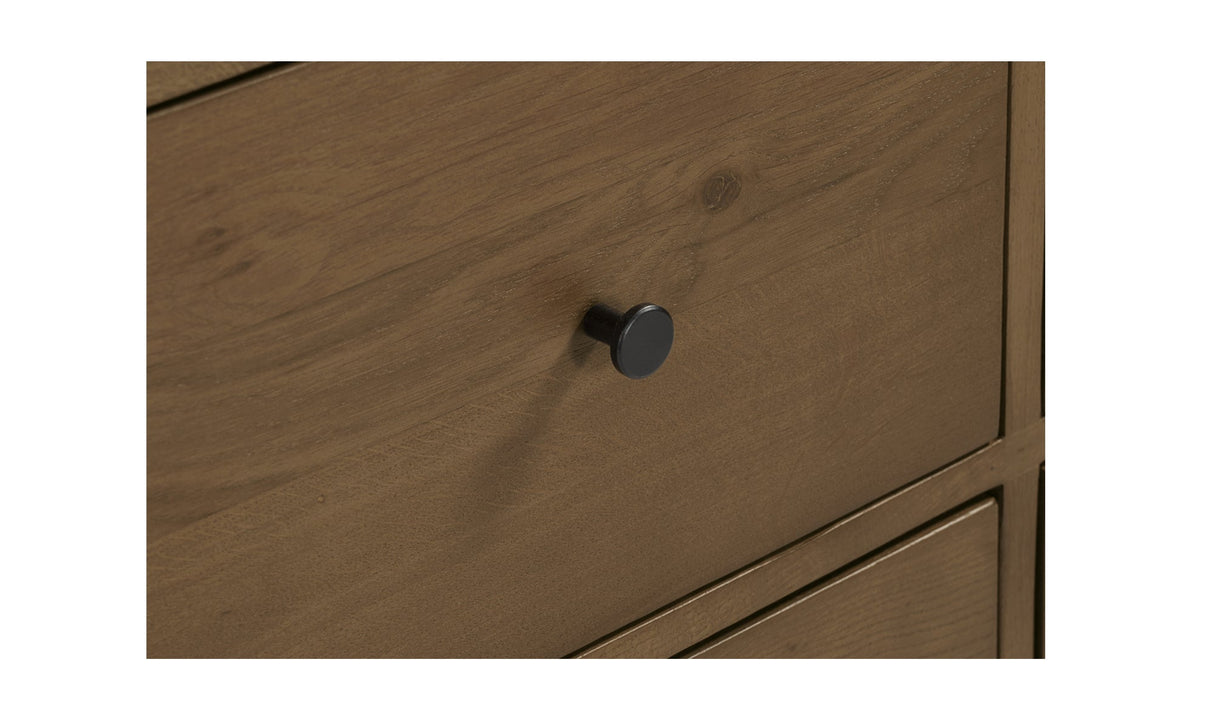 Riley 7 Drawer Dresser Oak by Moe's Home at Eve Furniture