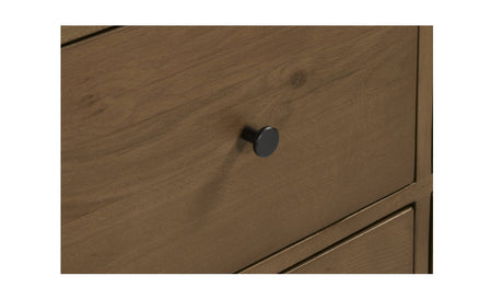 Riley 7 Drawer Dresser Oak by Moe's Home at Eve Furniture
