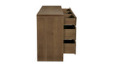 Riley 7 Drawer Dresser Oak by Moe's Home at Eve Furniture