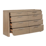 Riley Light Brown Dresser by Homelegance at Eve Furniture