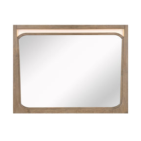 Riley Light Brown Mirror by Homelegance at Eve Furniture