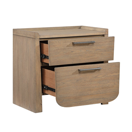 Riley Light Brown Nightstand by Homelegance at Eve Furniture