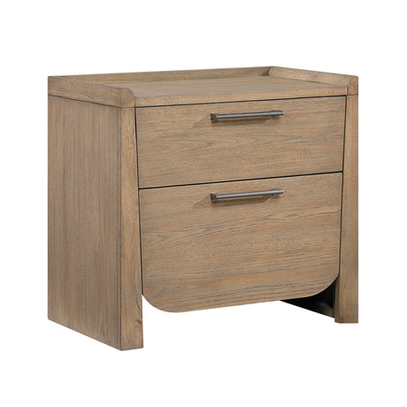 Riley Light Brown Nightstand by Homelegance at Eve Furniture