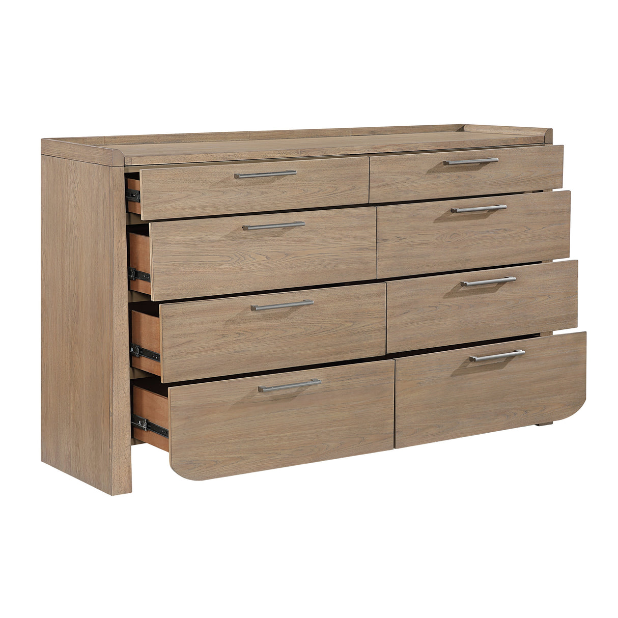 Riley Light Brown Upholstered Bedroom Set by Homelegance at Eve Furniture