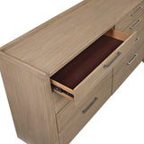 Riley Light Brown Upholstered Bedroom Set by Homelegance at Eve Furniture