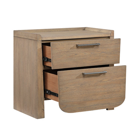 Riley Light Brown Upholstered Bedroom Set by Homelegance at Eve Furniture