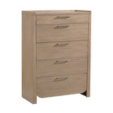 Riley Light Brown Upholstered Bedroom Set by Homelegance at Eve Furniture