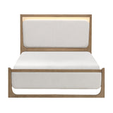 Riley Light Brown Upholstered Bedroom Set by Homelegance at Eve Furniture