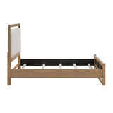 Riley Light Brown Upholstered Bedroom Set by Homelegance at Eve Furniture