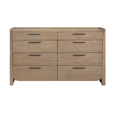 Riley Light Brown Upholstered Bedroom Set by Homelegance at Eve Furniture