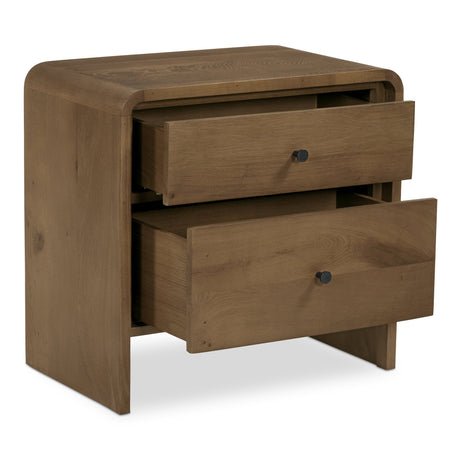 Riley Oak Nightstand by MOES at Eve Furniture