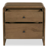 Riley Oak Nightstand by MOES at Eve Furniture