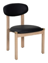 Rilou Black & Natural Dining Chair (Set of 2) by Zuomod at Eve Furniture