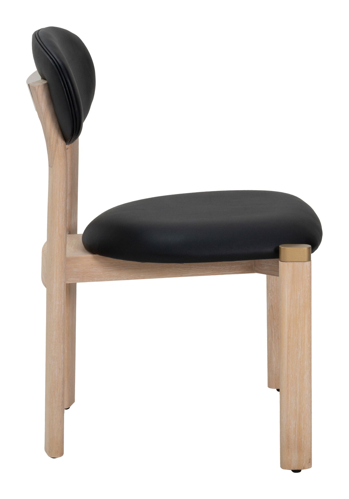 Rilou Black & Natural Dining Chair (Set of 2) by Zuomod at Eve Furniture