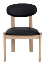 Rilou Black & Natural Dining Chair (Set of 2) by Zuomod at Eve Furniture